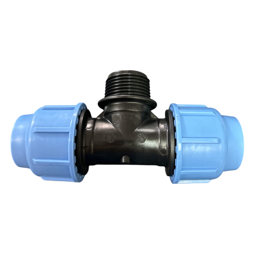 Tee a 90° Filettata Maschio Blue Seal 50X1”1/2X50