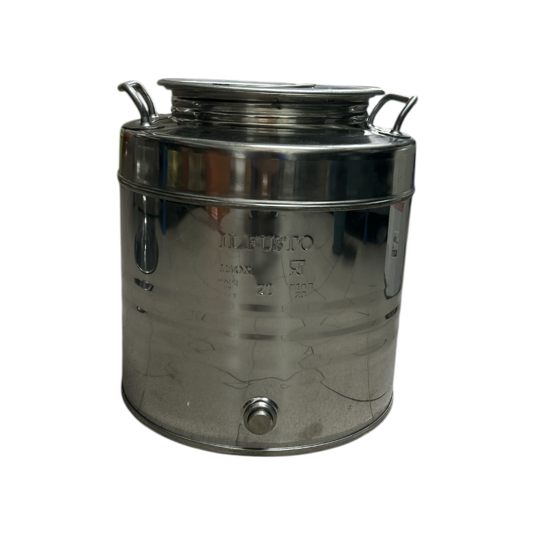 Fusto Olio Acciaio Inox 30LT