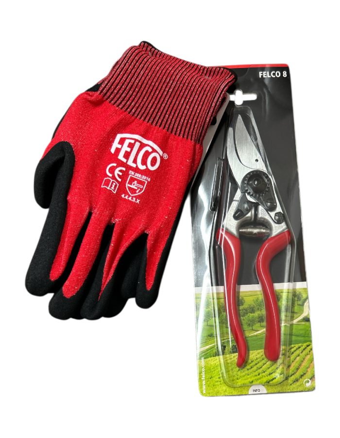 Forbice Felco 8 + Guanti Felco TG.XL