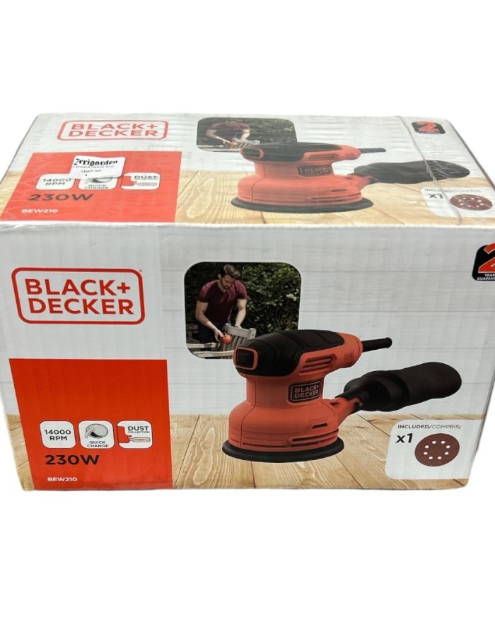 Levigatrice Rotorbitale 230W 210MM Black&Decker