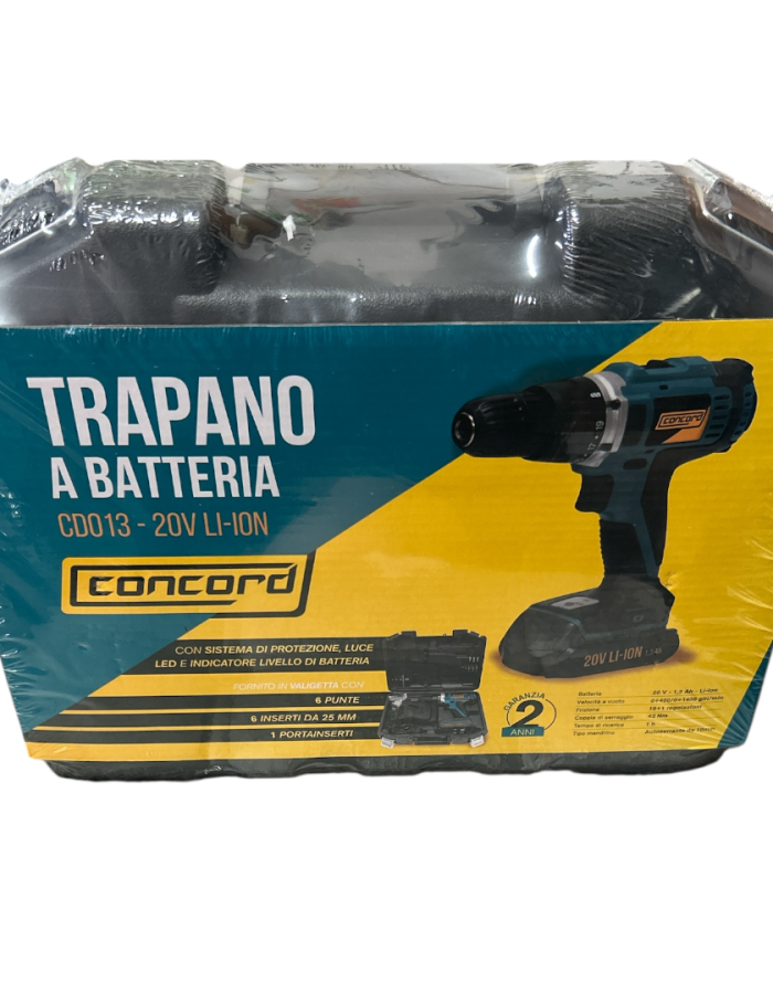 Trapano a batteria 20V 1,3V Concord