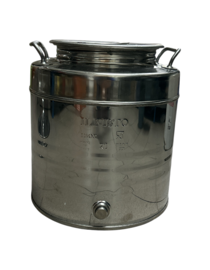 Fusto Olio Acciaio Inox 50LT