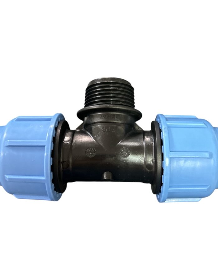 Tee a 90° Filettata Maschio Blue Seal 75X2”1/2X75